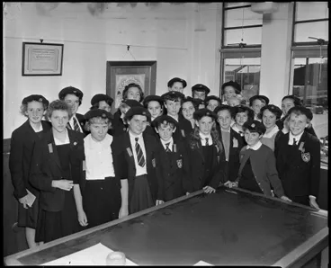 Image: "Correspondence School Girls in the News"