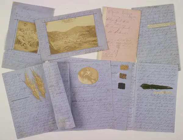 The Gold fields of Otago, A.H.'s Jottings 1865 with Lithographic Illustrations. 