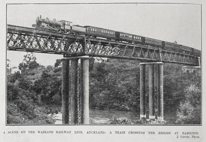 A Scene On The Waikato Railway Line, Auckland