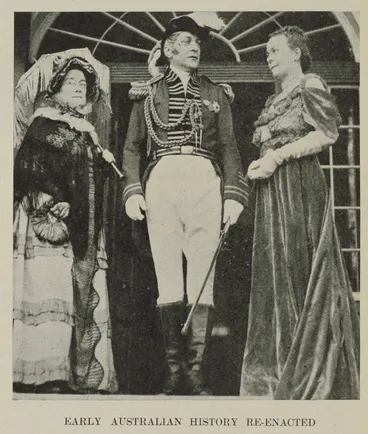 Image: Early Australian history re-enacted