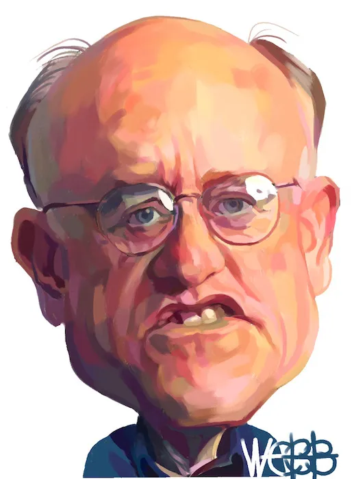 Webb, Murray 1947-:Prof Karl Stead (circa 1997-1999).