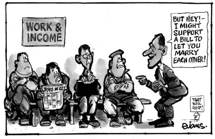 Evans, Malcolm Paul, 1945- :"But hey! - I might support a Bill to let you marry each other!" 21 May 2012