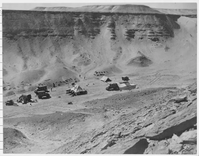 New Zealand ambulance units in camp, Western Desert, during World War 2