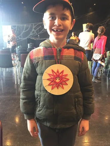 Image: Matariki woven star, Tūranga