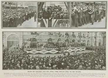 Image: £95,000 for Auckland's new post office - Prime Minister opens the new building