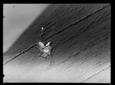 Image: Wellington Aero Club Auster Aiglet ZK-AXM, crashed at Pirinoa