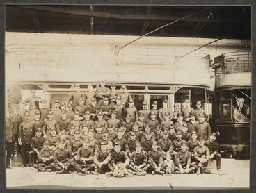 Image: Wellington Corporation Electric Tramways employees