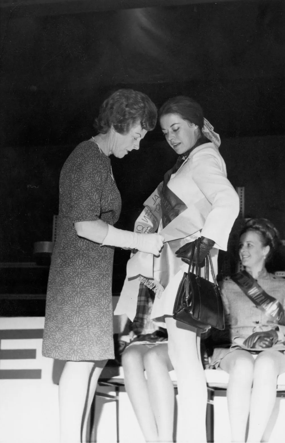 Eastern District District Pastoral Queen receiving her sash.