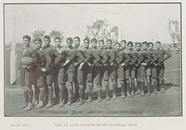 The Te Aute College rugby football team