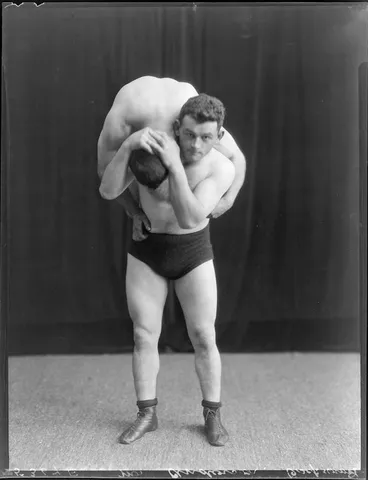 Image: Wrestlers, Norton and Anderson