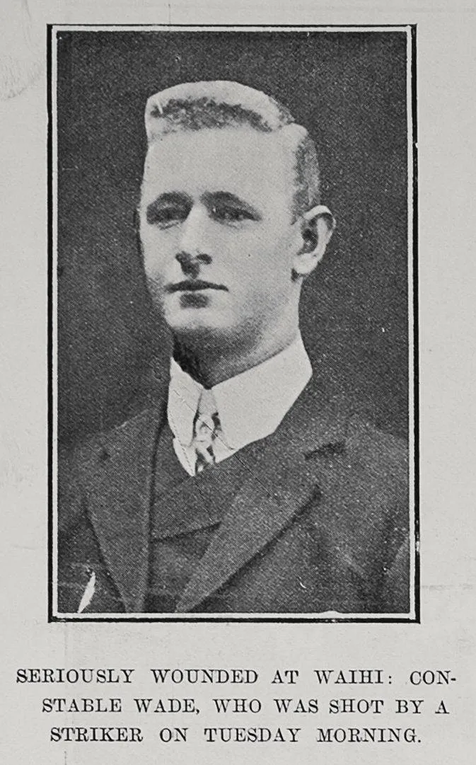 Seriously Wounded At Waihi