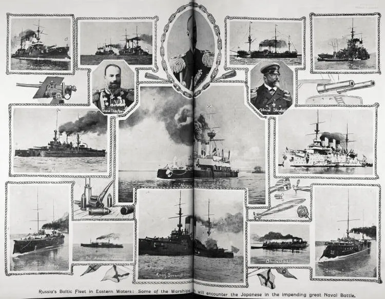 Russia's Baltic Fleet in Eastern Waters: Some of the Warships that will encounter the Japanese in the impending great Naval Battle