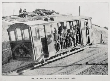 One of the Kelburn-Karori cable cars Image: One of the Kelburn-Karori cable cars