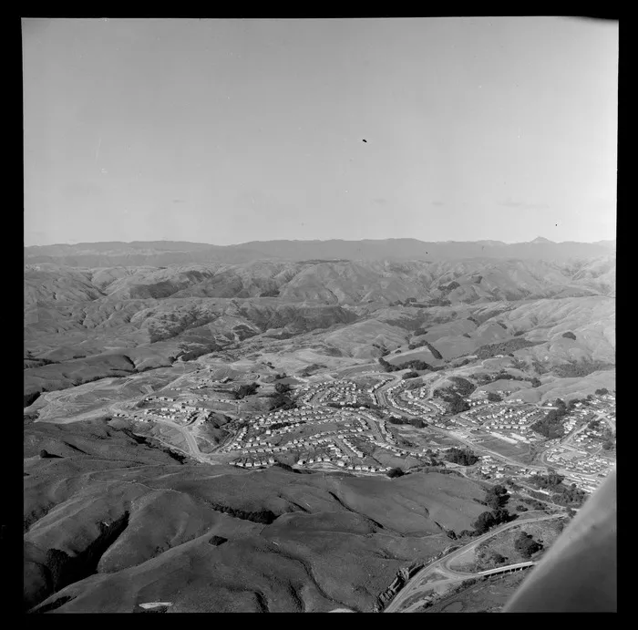 Aerial view of Wainuiomata, Wellington