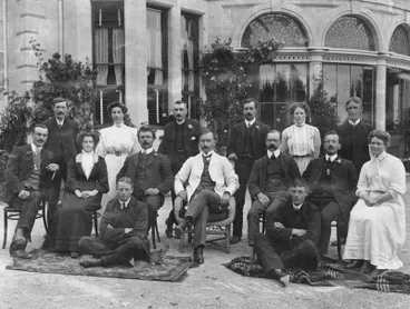 Image: First staff of the Otekaike Special School.