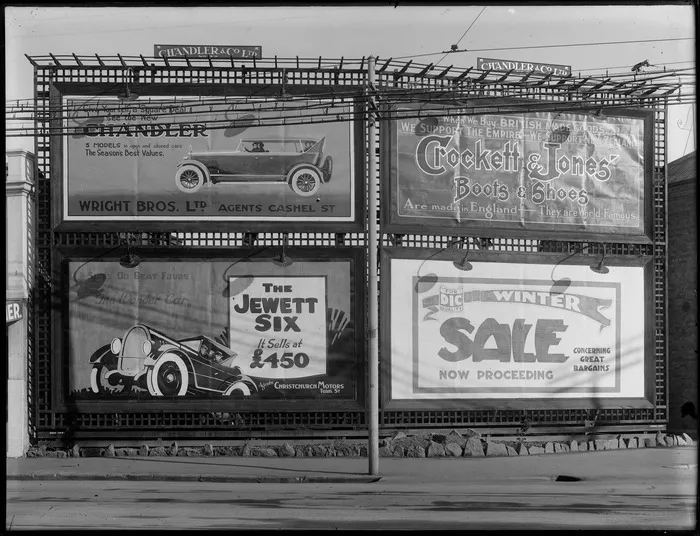 Billboards in Christchurch