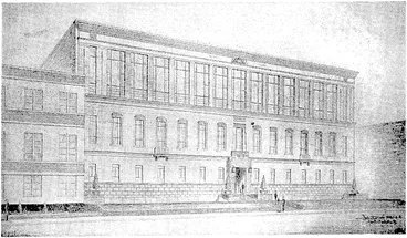 Image: A perspective drawing of the new dental, clinic of four storeys, and including a training school for dental nurses, which is to be built by the Government on the old Te Aro School.site in Upper Willis Street. The building, will be the first of its kind in New Zealand. (Evening Post, 15 July 1937)