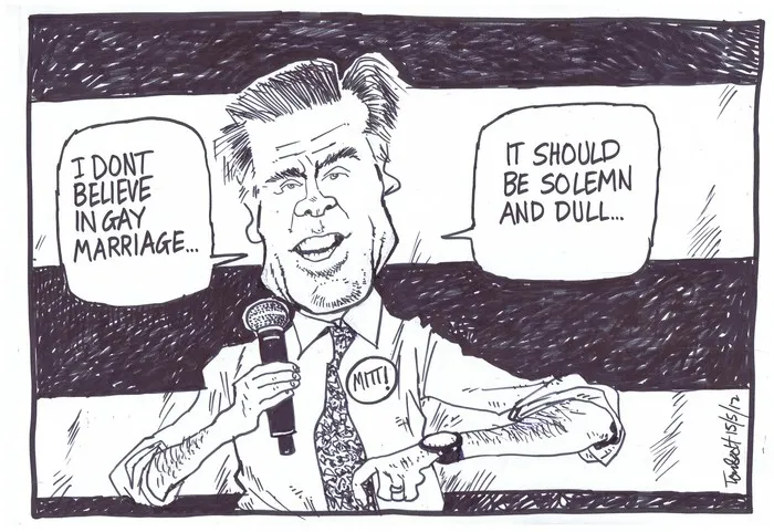 Scott, Thomas, 1947- :'I don't believe in gay marriage'. 15 May 2012