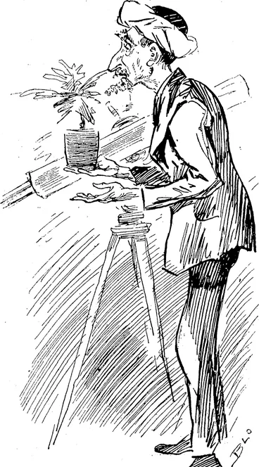 Image: CLEMENT WRAGGE. Palms, Planets and Premonitions, (Observer, 19 August 1916)