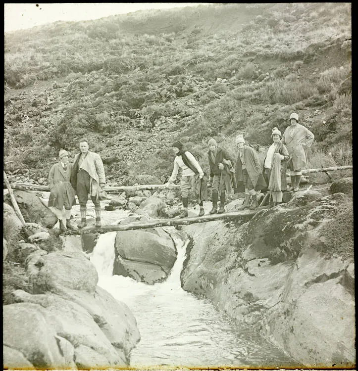 Bridge at Taranaki Falls, Tongariro National Park