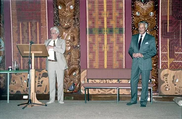 Bruce Biggs and Hugh Kawharu Image: Bruce Biggs and Hugh Kawharu