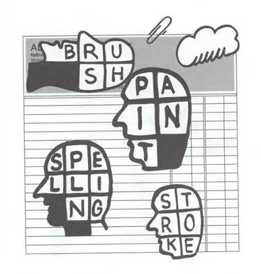 Black and white image of an artwork Image: Black and white image of an artwork