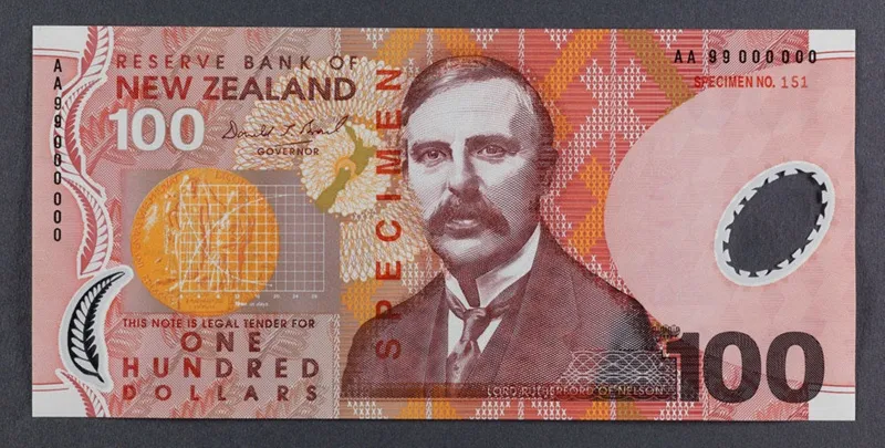 Reserve Bank of New Zealand 2000 One Hundred Dollars Sixth Series