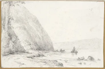 Image: [Swainson, William] 1789-1855 :Rocky Point - Road to Wellington, 1847