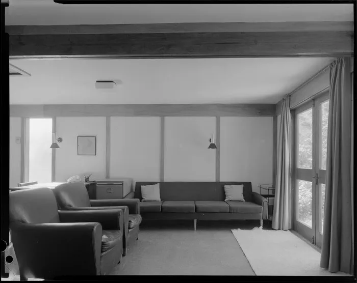 Living room interior, Richardson house