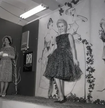 Image: Miss New Zealand at Milne and Choyce Department Store