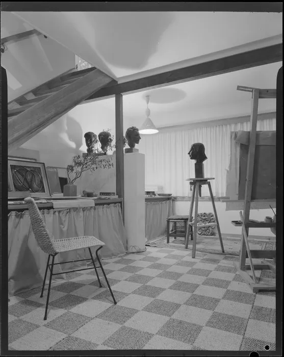 Ellis house, 5 Glentui Grove, Khandallah, studio