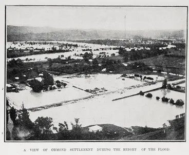 A View Of Ormond Settlement During The Height Of The Flood Image: A View Of Ormond Settlement During The Height Of The Flood