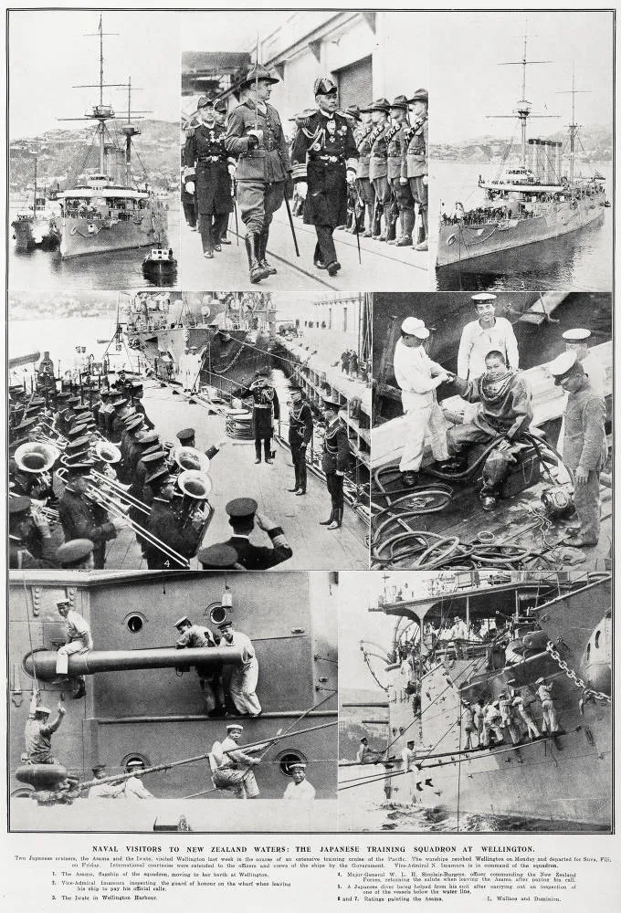 Naval visitors to New Zealand waters: the Japanese training squadron at Wellington