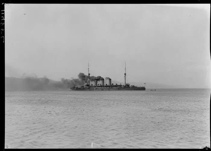 Japanese naval vessel in Wellington harbour