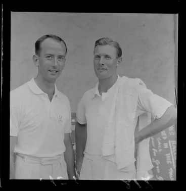 Image: Two unidentified tennis players