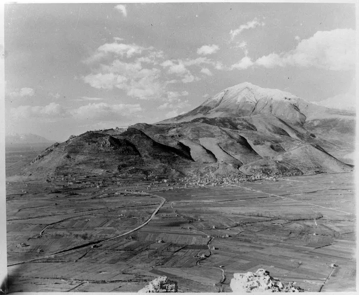 A view of Cassino, taken from Trocchio