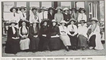 Image: Delegates who attended the annual conference of the ladies' golf union
