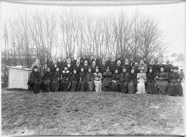 Veterans of the 4th Waikato Militia Image: Veterans of the 4th Waikato Militia