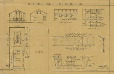 Image: Architectural plan, Clyde Hotel, Wairoa