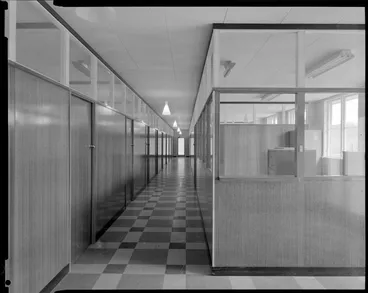 Image: Corridor, Veterinary College, Massey University, Palmerston North