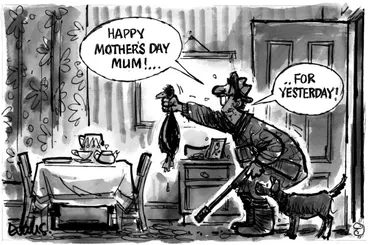 Image: Evans, Malcolm Paul, 1945- :'Happy Mother's Day Mum!...'. 13 May 2012