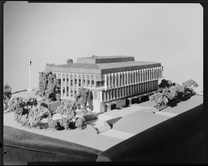 Architectural model, New Zealand High Commission, Canberra