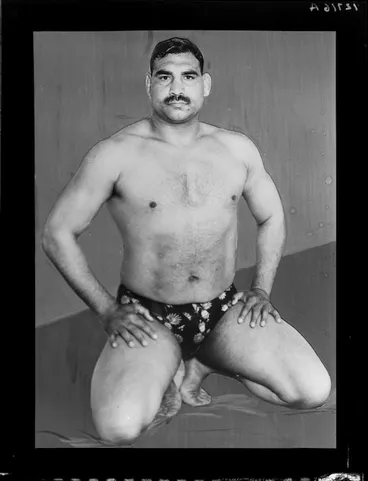 Image: Wrestler, 'Tiger' Duala