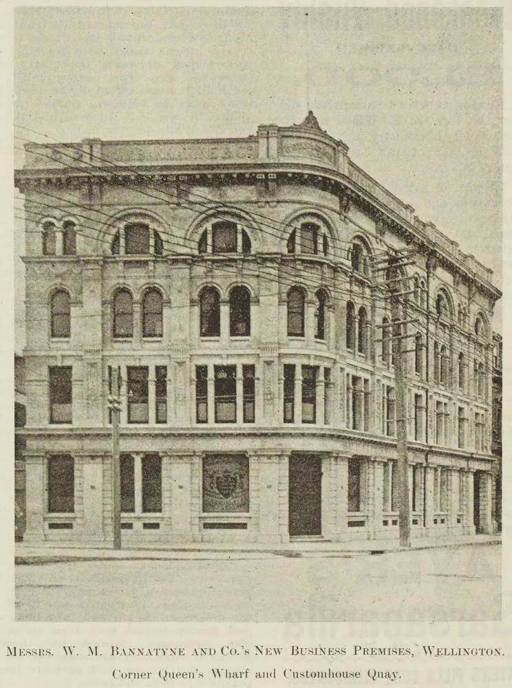 Messrs. W. M. Bannatyne and Co.'s new business premises, Wellington
