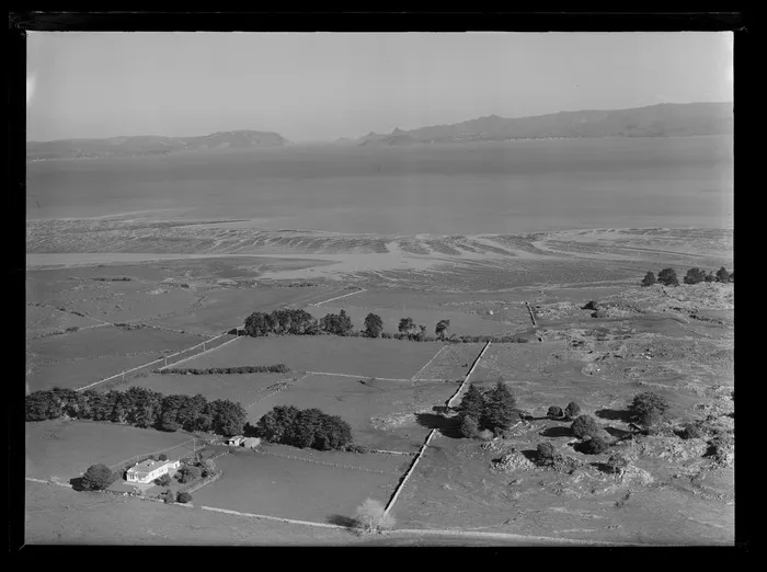 Mr K K Montgomerie's farm at Ihumatao, Mangere, Auckland