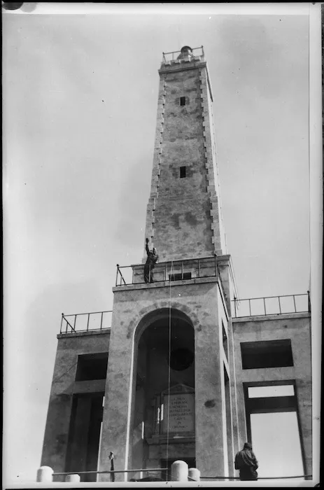Italian monument in Libya used as NZ HQ