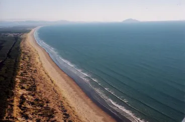 Image: Horowhenua Coastline From the Air