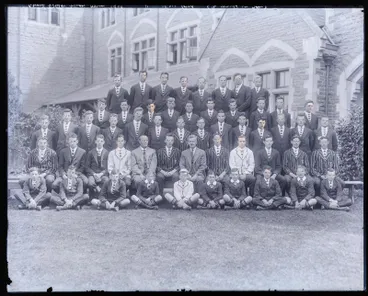 Image: Glass Plate Negative: Christ's College, school house, 1920