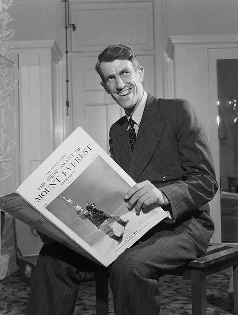 Portrait Sir Edmund Hillary, July 1953