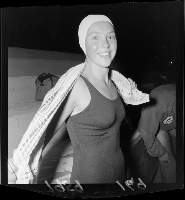 Unidentified swimmer, Wellington Swimming Championships, Naenae